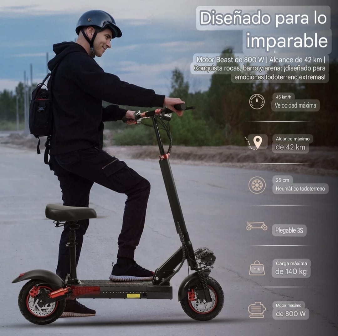 Scooter Eléctrico Beast 800W®